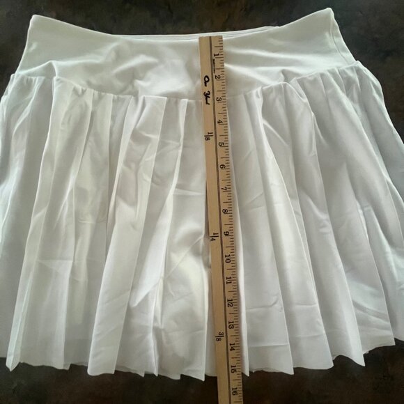 Womens DSG Medium Pleated Skort Pure White - Picture 4 of 9